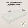 KeaBabies 2pk Soothe Fitted Crib Sheets Neutral, Organic Baby Crib Sheets, Fits Standard Nursery Baby Mattress - 3 of 4