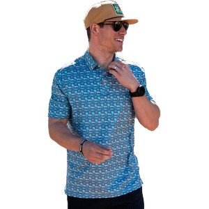 Burlebo Men's Performance Short Sleeve Polo Golf Shirt - 1 of 3