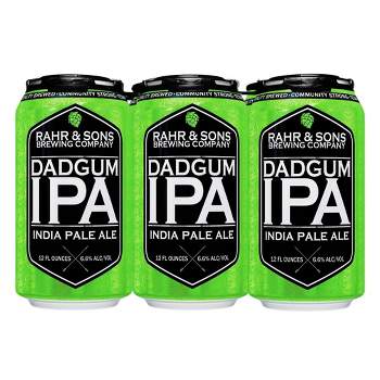 Rahr & Sons Dadgum IPA Beer - 6pk/12 fl oz Cans
