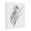 Stupell Industries Soft Arctic Owl Perched on Minimal Branch Canvas Art, 24" x 30" - 2 of 4