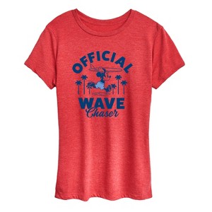 Women's - Disney - Official Wave Chaser Short Sleeve Graphic T-Shirt - 1 of 4