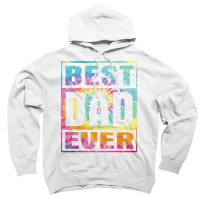 Adult Design By Humans Vintage Tie Dye Best Dad Ever By  Pullover Hoodie
