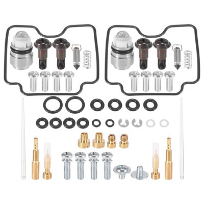 Unique Bargains Motorcycle Carburetor Repair Rebuild Parts for Yamaha V Star 1100 XVS 1100 Carb Repair Tools 2 Kits