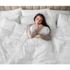Okak All Size Cotton Down Diamond Quilting Alternative Featherless Bed Comforter,Comfortable Silky Soft Quilt Bedding for Cold Weather - 3 of 4