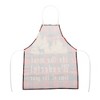 Unique Bargains Christmas Aprons Linen Red Black Beige 21.65"x26.77" 1 Pcs - 4 of 4