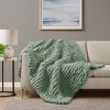 Gracie Mills Dana Handmade Chenille Chunky Knit Throw Blanket - 2 of 4