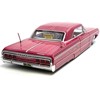 1964 Chevrolet Impala SS Lowrider Pink w/Graphics & White Interior "Lowriders" "Maisto Design" 1/26 Diecast Model Car by Maisto - 3 of 3