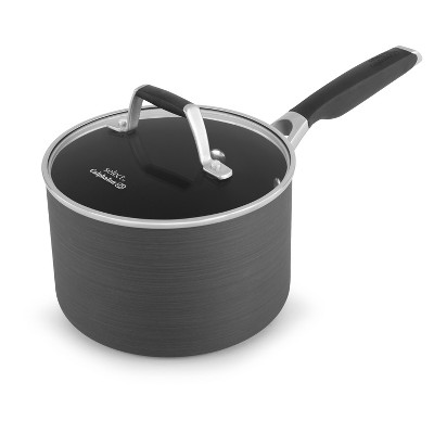 Select by Calphalon 3.5 Quart Hard-Anodized Non-stick Saucepan with Cover