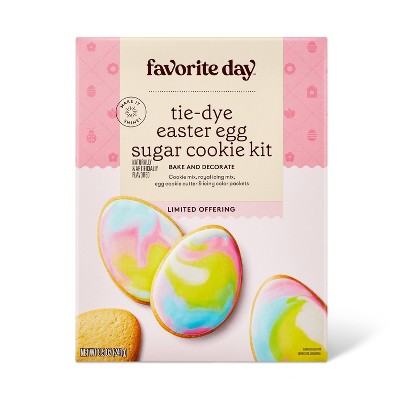 Tie Dye Easter Egg Sugar Cookie Kit - 6.85oz - Favorite Day™