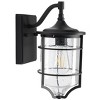 Rueda 8.5" Outdoor Wall Sconce (Set of 2) - PLT7038 - Bronze - Safavieh - 3 of 4