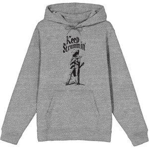 Keep Strummin' Cowboy Americana Adult Long Sleeve Hoodie - 1 of 2
