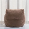ROOMTEC Bean Bag Chair, Velvet Tufted Foam Accent Lazy Sofa Chair Floor Couch Chair - 4 of 4