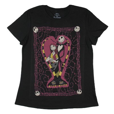 Disney Women's Nightmare Before Christmas Tarot Boyfriend Fit Adult T-Shirt