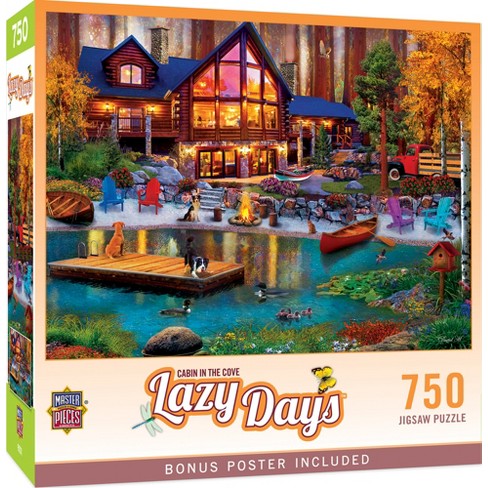 Masterpieces 750 Piece Jigsaw Puzzle - Cabin In The Cove - 18