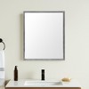 HomeRoots 32" Gray Framed Bathroom Vanity Mirror - 2 of 4