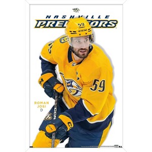 Trends International NHL Nashville Predators - Roman Josi Feature Series 23 Framed Wall Poster Prints - 1 of 4