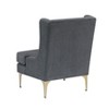 NicBex Modern Accent Chair, Living Room Chair with Solid Wood Legs Upholstery Pocket Coils Armchair for Bedroom - 4 of 4