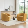 SEYNAR Modern Glam Velvet Upholstered 360 Degree Swivel Accent Armchair Set of 2 - 4 of 4