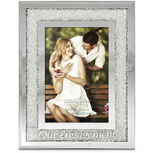 Pavilion Gift Company - Our Engagement - 7" x 9" Frame (Holds 4" x 6" Photo) - Single Image Frames - 1 of 3