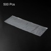 Unique Bargains PE Plastic Flat Open Poly Bags for Collectibles Craft Supplies 500 Pcs - 3 of 3