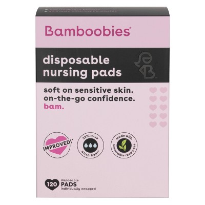 Bamboobies Disposable Nursing Pads - 120ct