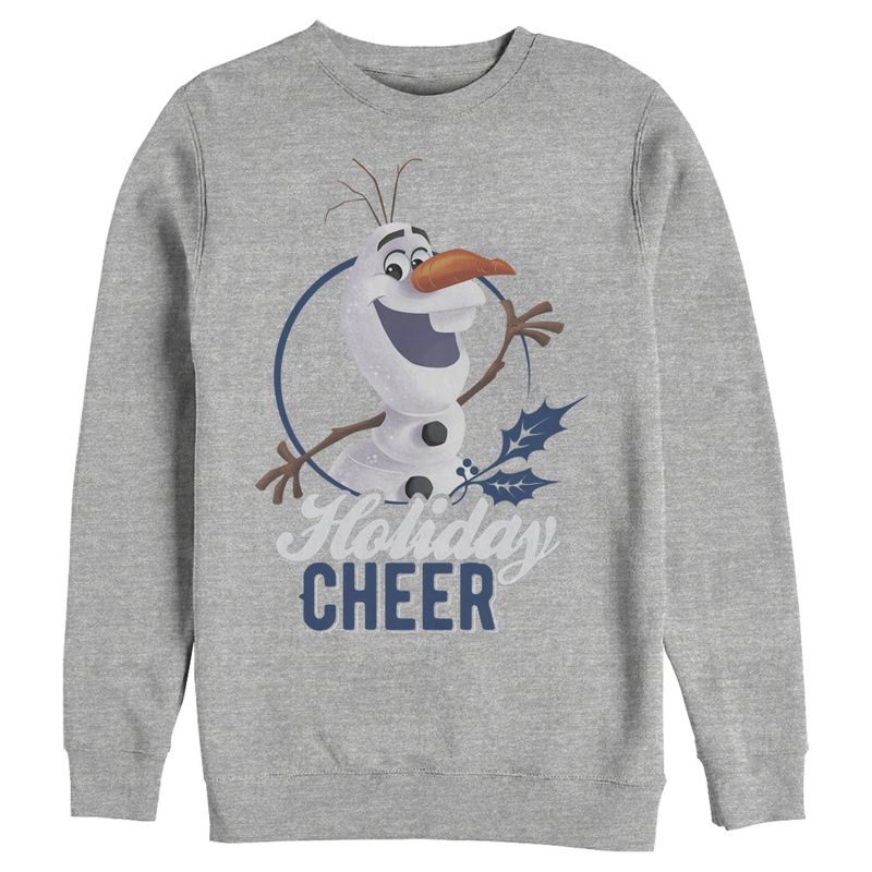 Men's Frozen Olaf Holiday Cheer Sweatshirt, 1 of 5