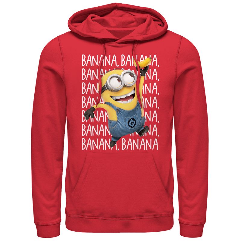 Men's Despicable Me Minions Repeat Pull Over Hoodie, 1 of 4