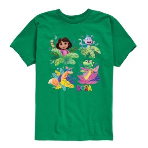 Boys' - Dora the Explorer - Swiper, Isa, And Boots Short Sleeve Graphic T-Shirt - 1 of 4