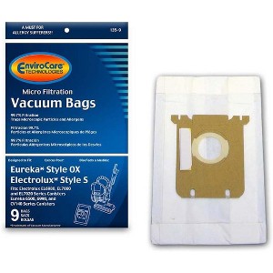EnviroCare Replacement Micro Filtration Vacuum Cleaner Dust Bags made to fit Electrolux Style S & OX Harmony Canister - 9 pack - 1 of 4