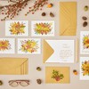 Sustainable Greetings 48 Pack Bulk Thanksgiving Greeting Cards and Kraft Paper Envelopes, 6 Fall Designs, Blank Inside, 4x6 In - 2 of 4