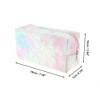 Unique Bargains Heart Tie-Dye Makeup Bag 1 Pc - 2 of 3