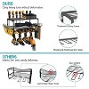 Fortune Candy 2-Tier Tool Organizer Wall Mount, 4 Slots for Cordless tool Storage, Utility Rack Suitable for Garage/Workshop/Pegboard - 4 of 4