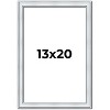 PosterPalooza | Classic Silver Picture Frame - UV Acrylic, Foam Board Backing, Hanging Hardware - 2 of 4