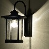 Chloe Lighting Cole Transitional 1 Light Textured Black Outdoor Wall Sconce 16" Height - 4 of 4