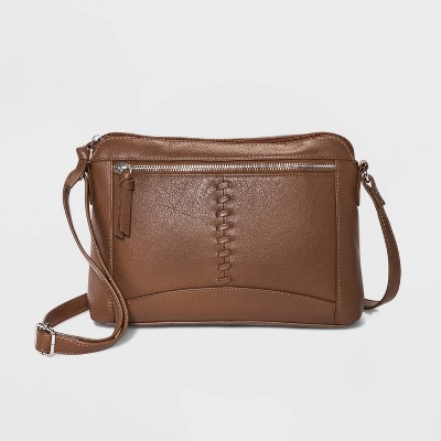 cognac crossbody