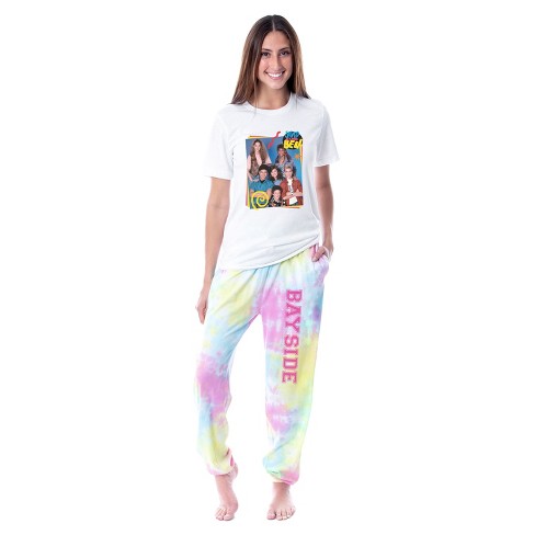 Sailor Moon Merch Women's Character Poster Raglan Jogger Pajama Set