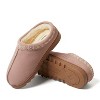 Dearfoams Women's Doreen Genuine Suede Clog Slipper With Embroidery - 3 of 4