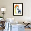 FONTOI Colorful Elephant Canvas Wall Art 2pcs, Office Home Wall Decor Living Room, Dining Room Decor Framed Wall Art, Multicolored 24"* 32"*1.2" - 2 of 4