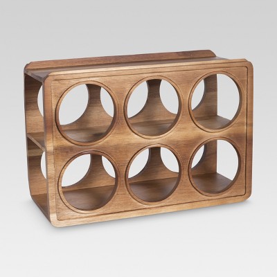 Acacia 4-bottle Wine Rack Box - Threshold™ : Target