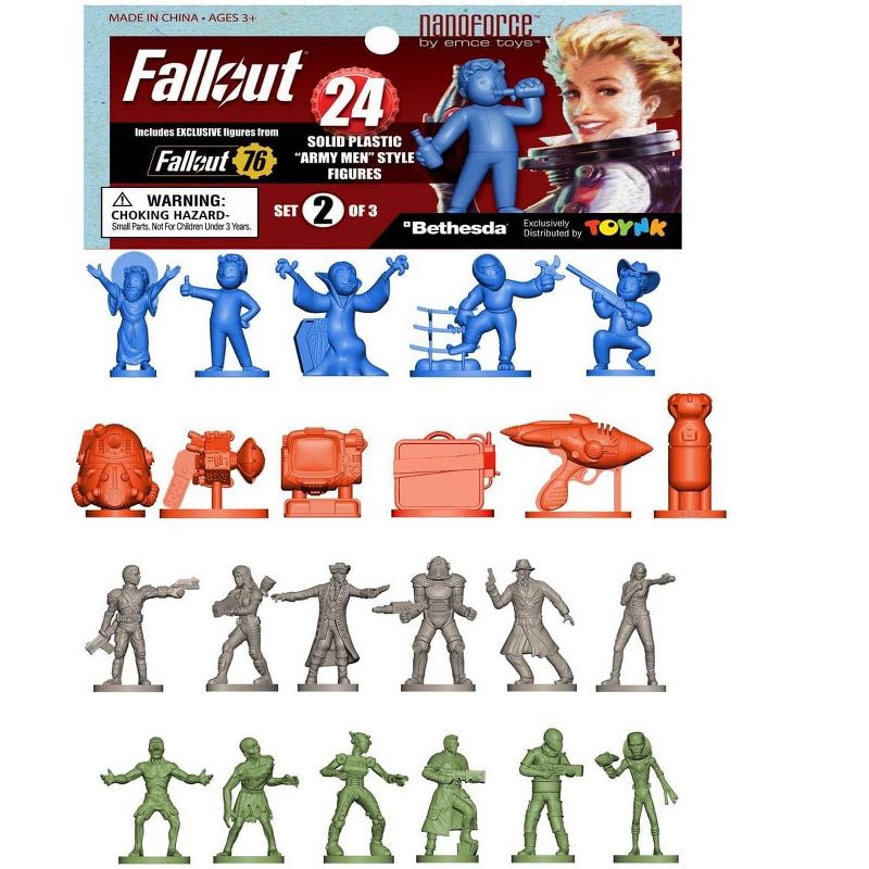 Toynk Fallout Nanoforce Series 1 Army Builder Figure Collection - Bagged Set 2, 1 of 8