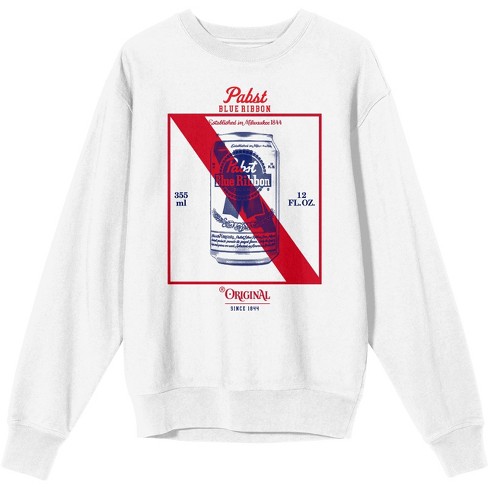 Urban Outfitters Pabst Blue Ribbon Beer Logo Pullover Sweatshirt