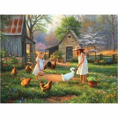Sunsout Evening at Grandma's 500 pc  Mothers Day Jigsaw Puzzle 52952