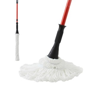 NAYSAYE Cleaning Tool Twist Mop Self Squeezing Ultra Fine Fiber Floor Mop for Household Cleaning, Red, 12"*12"*57.1" - 1 of 4