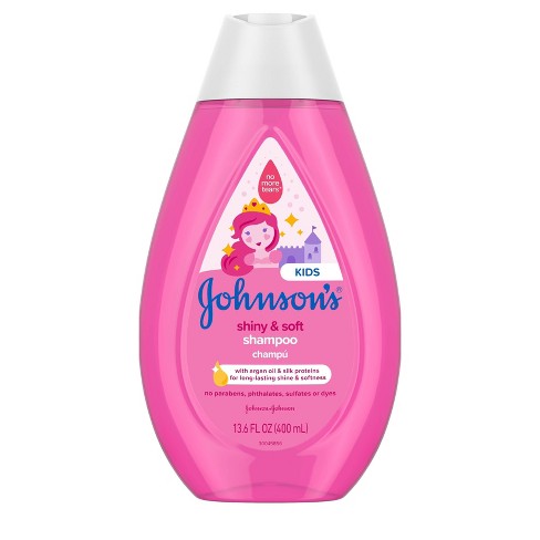 Johnson's Kids Shiny & Soft Shampoo With Argan Oil & Silk Proteins, For  Toddlers' Hair - 13.6 Fl Oz : Target