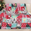 Lomsoe Cozy Printed Blanket Blanket, Flannel Throw Size for Home Decoration, Ultra Soft Throw, Christmas Light. - 2 of 4