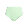 Lands' End Women's Chlorine Resistant Pinchless High Waisted Bikini Bottoms - 3 of 3