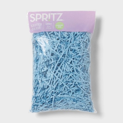 3oz Crinkle Easter Basket Grass Blue - Spritz™