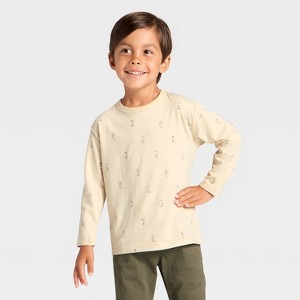 Toddler Boys' Long Sleeve Relaxed T-Shirt - Cat & Jack™ - 1 of 3
