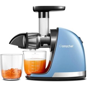 Masticating Juicer with Quiet Motor, Reverse Slow Chewing Cold Press Juicer, 7 Upgraded Auger Juicer, High juicing rate, 90 Electronic Recipes - 1 of 4