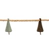 Wood Bead and Felt Pine Tree Garland (Set of 2) - 4 of 4